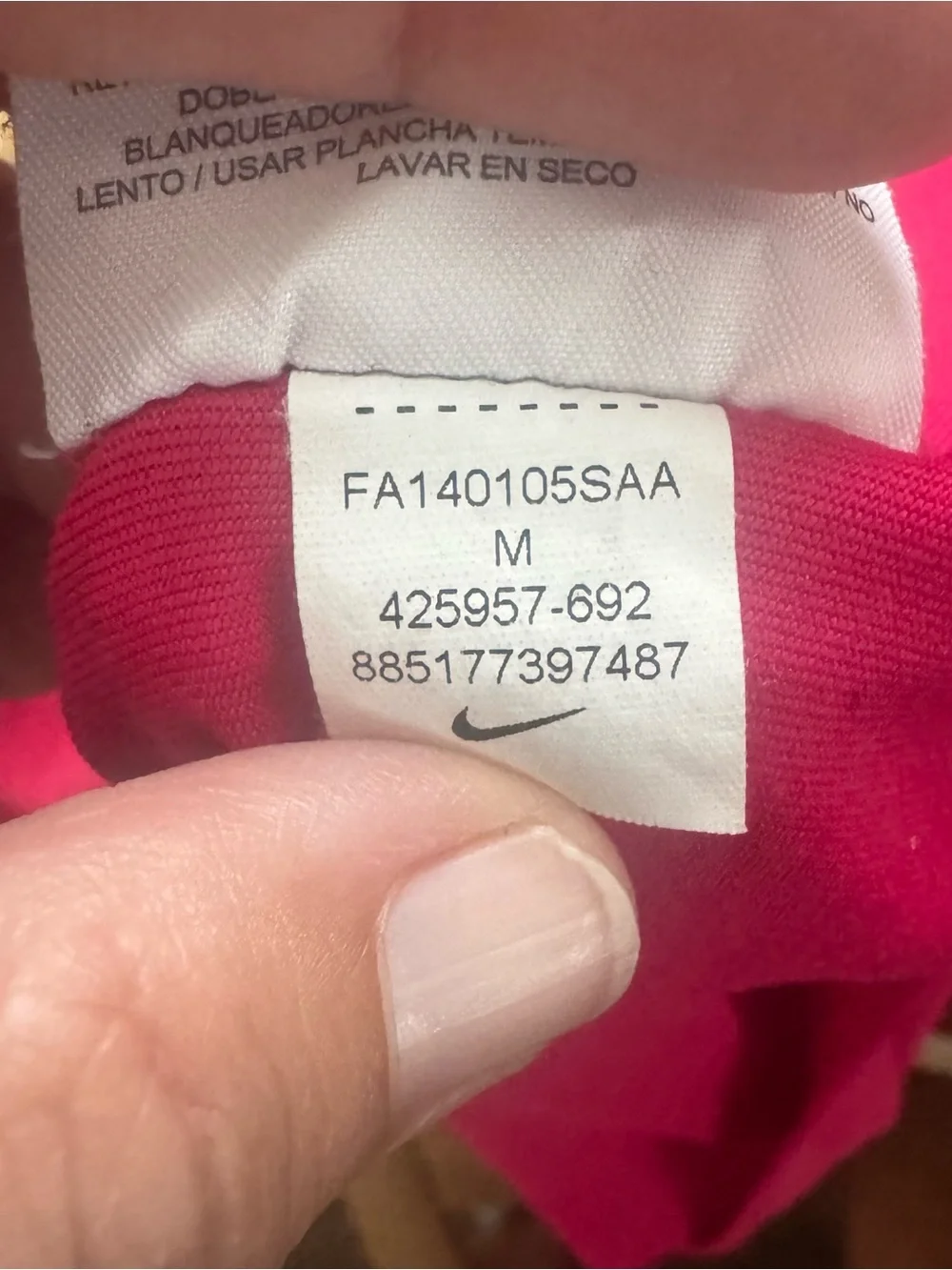 Nike Dri-FIT Short Sleeve Tee in Bright Pink
